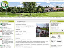 Tablet Screenshot of golfclub-badrappenau.de